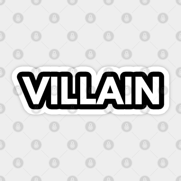 Villain (Antagonist) Sticker by The Writers Society